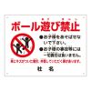 ボール遊び禁止