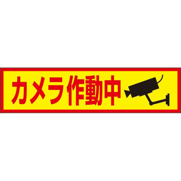 カメラ作動中