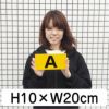 英字プレート 反射 H100×200mm