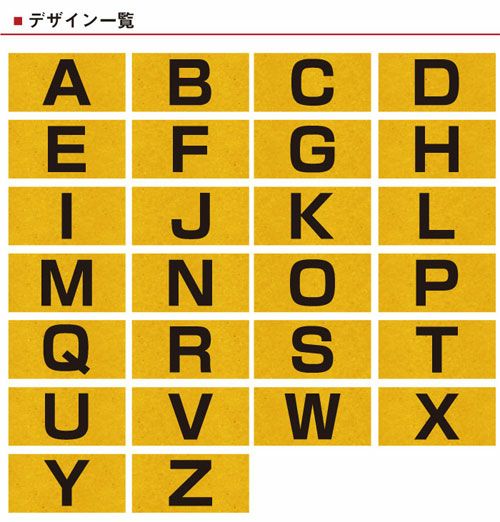 番号看板プレート