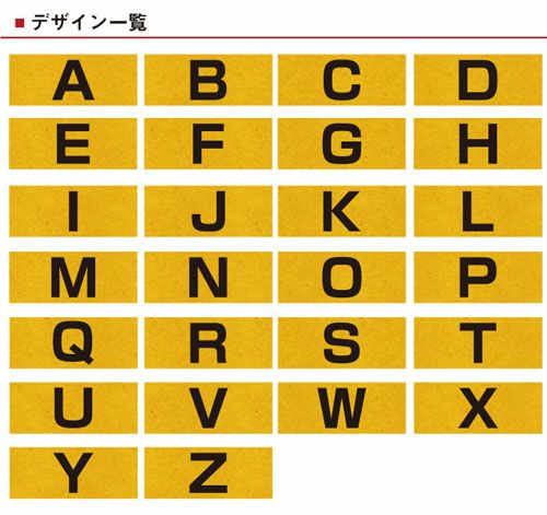 番号看板プレート