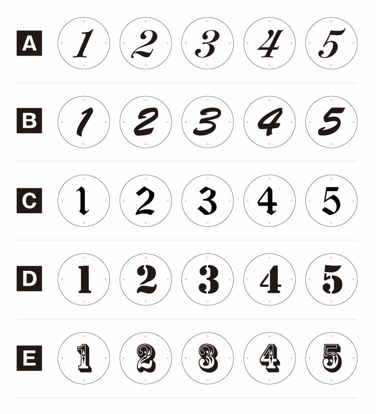 フォントが選べる