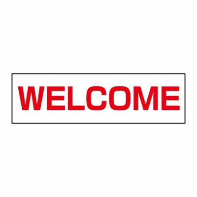 注意ステッカー WELCOME CST31Y