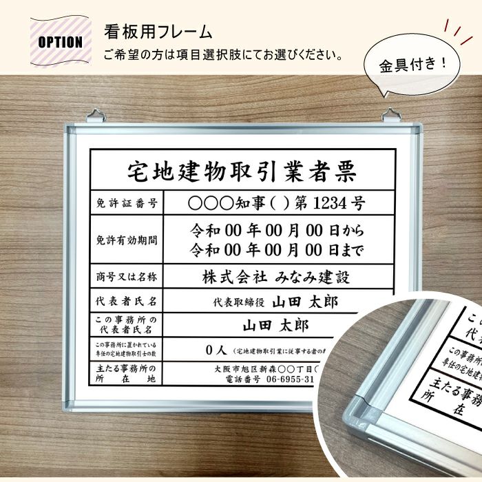 不動産 許可書