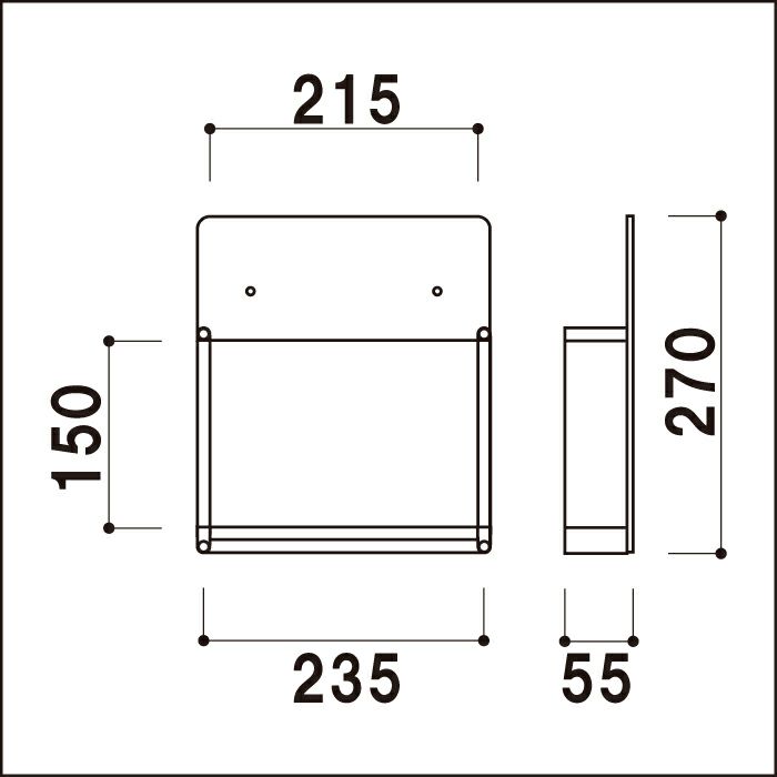 アルミ枠のカタログラック