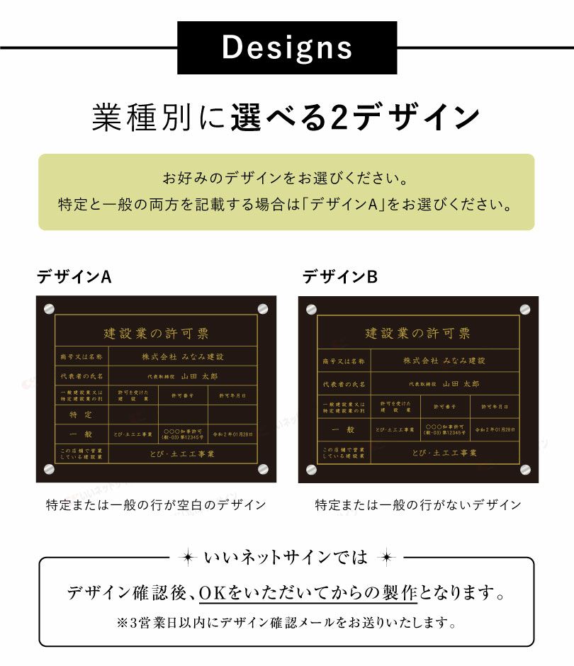 看板 壁付けタイプ