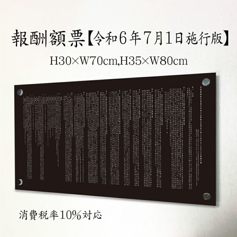 報酬額票 令和6年最新