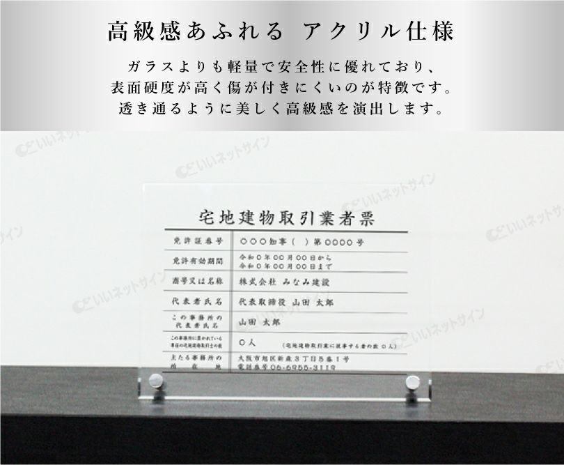 宅建 業者票