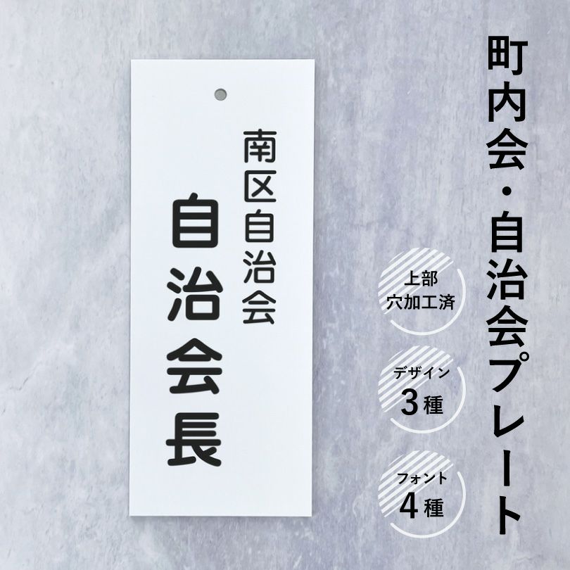自治会プレート